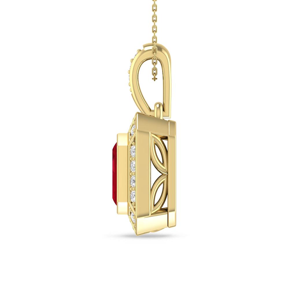 Yellow Gold - Ruby