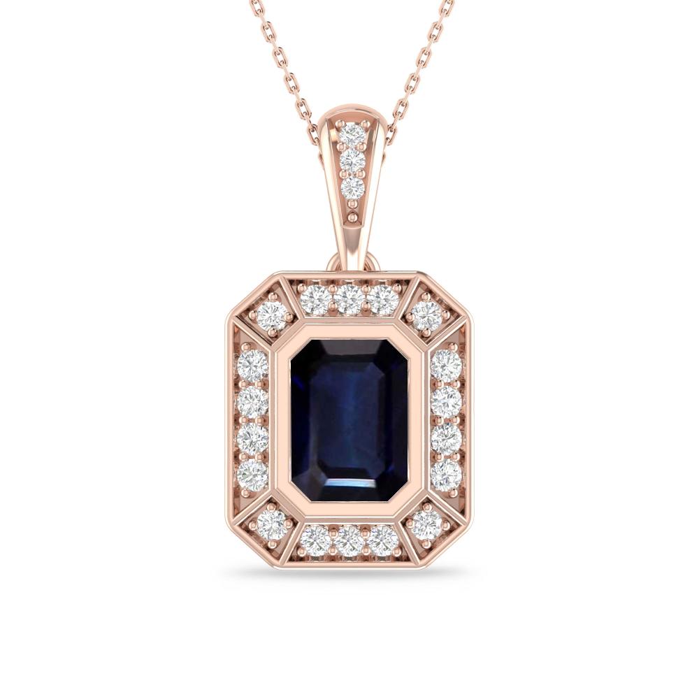 Rose Gold - Sapphire