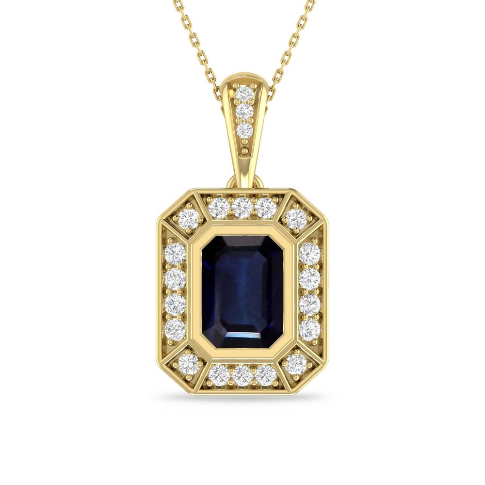 Yellow Gold - Sapphire