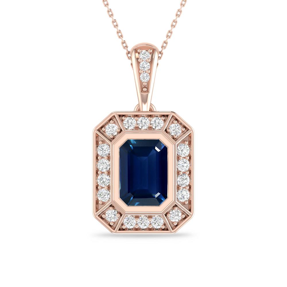Rose Gold - Sapphire