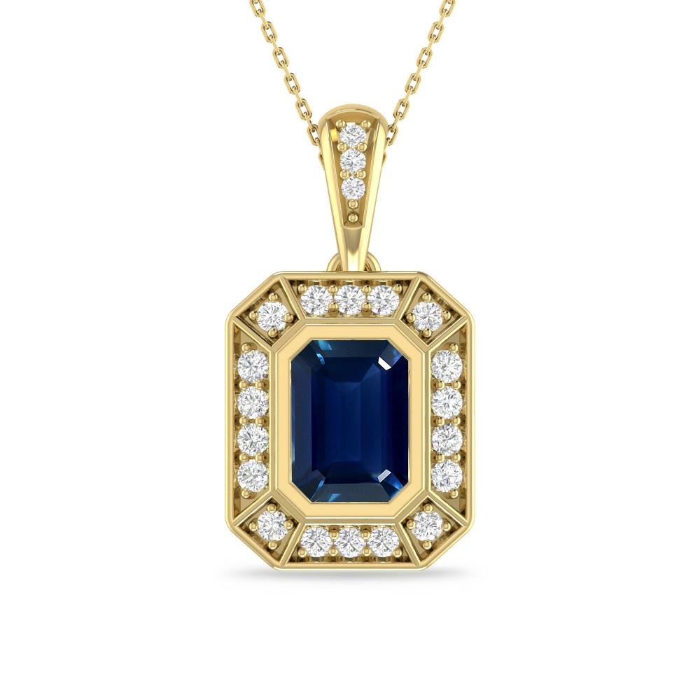 Yellow Gold - Sapphire
