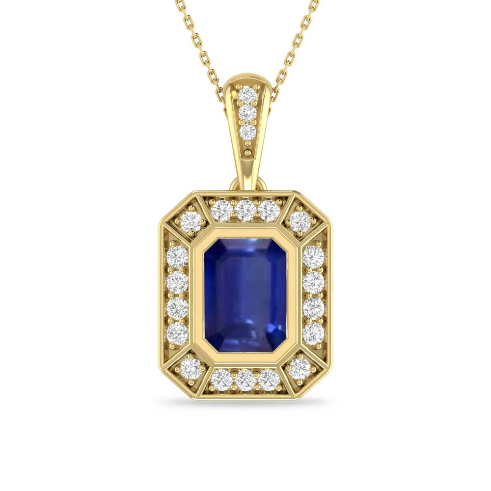 Yellow Gold - Sapphire