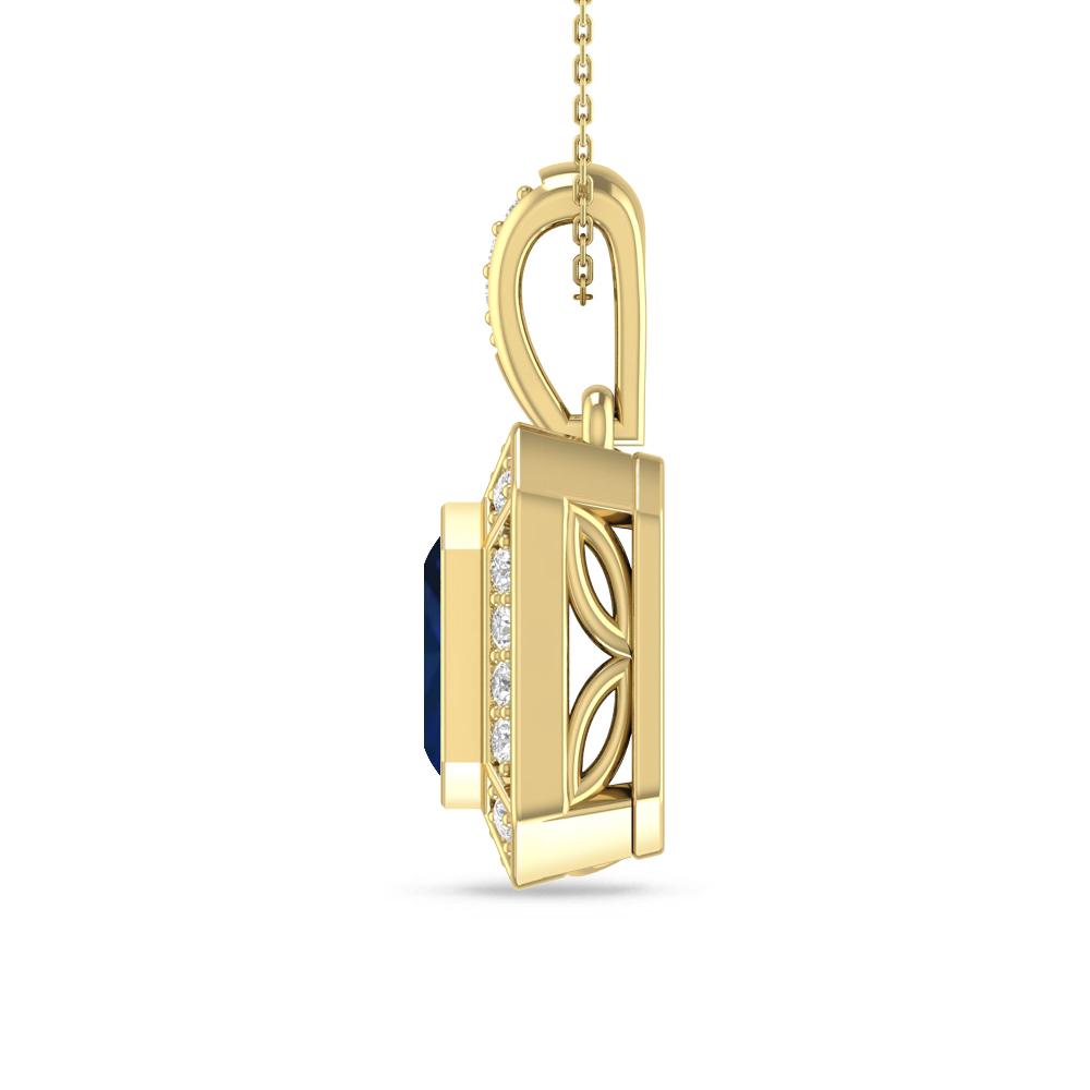 Yellow Gold - Sapphire