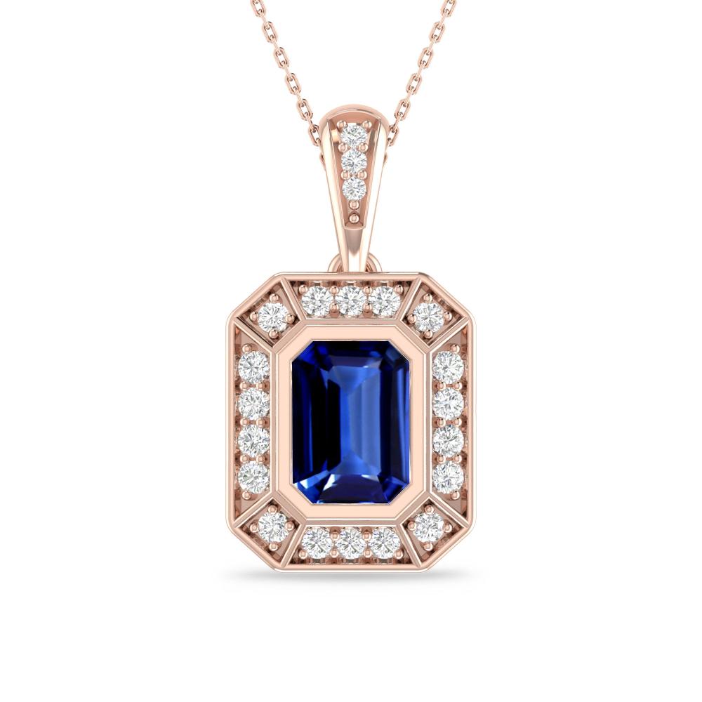 Rose Gold - Sapphire