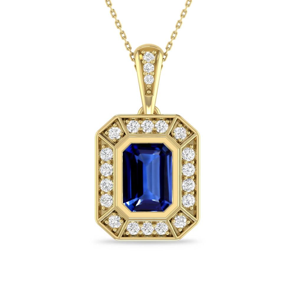 Yellow Gold - Sapphire