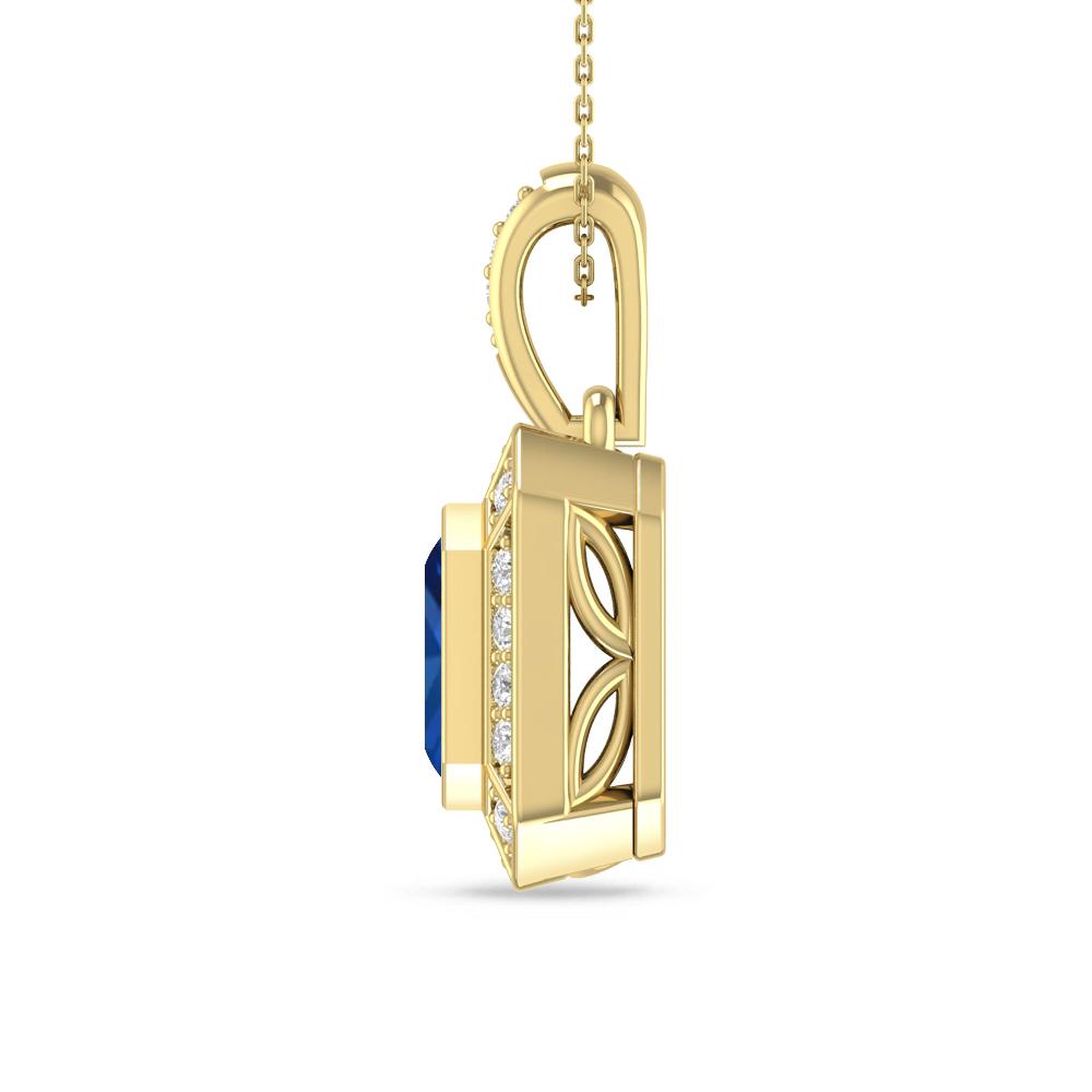 Yellow Gold - Sapphire