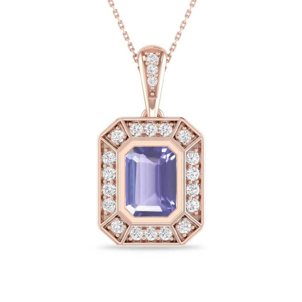 Rose Gold - Tanzanite