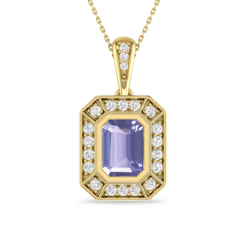 Yellow Gold - Tanzanite