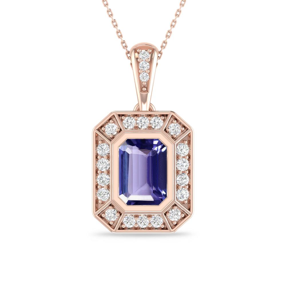 Rose Gold - Tanzanite