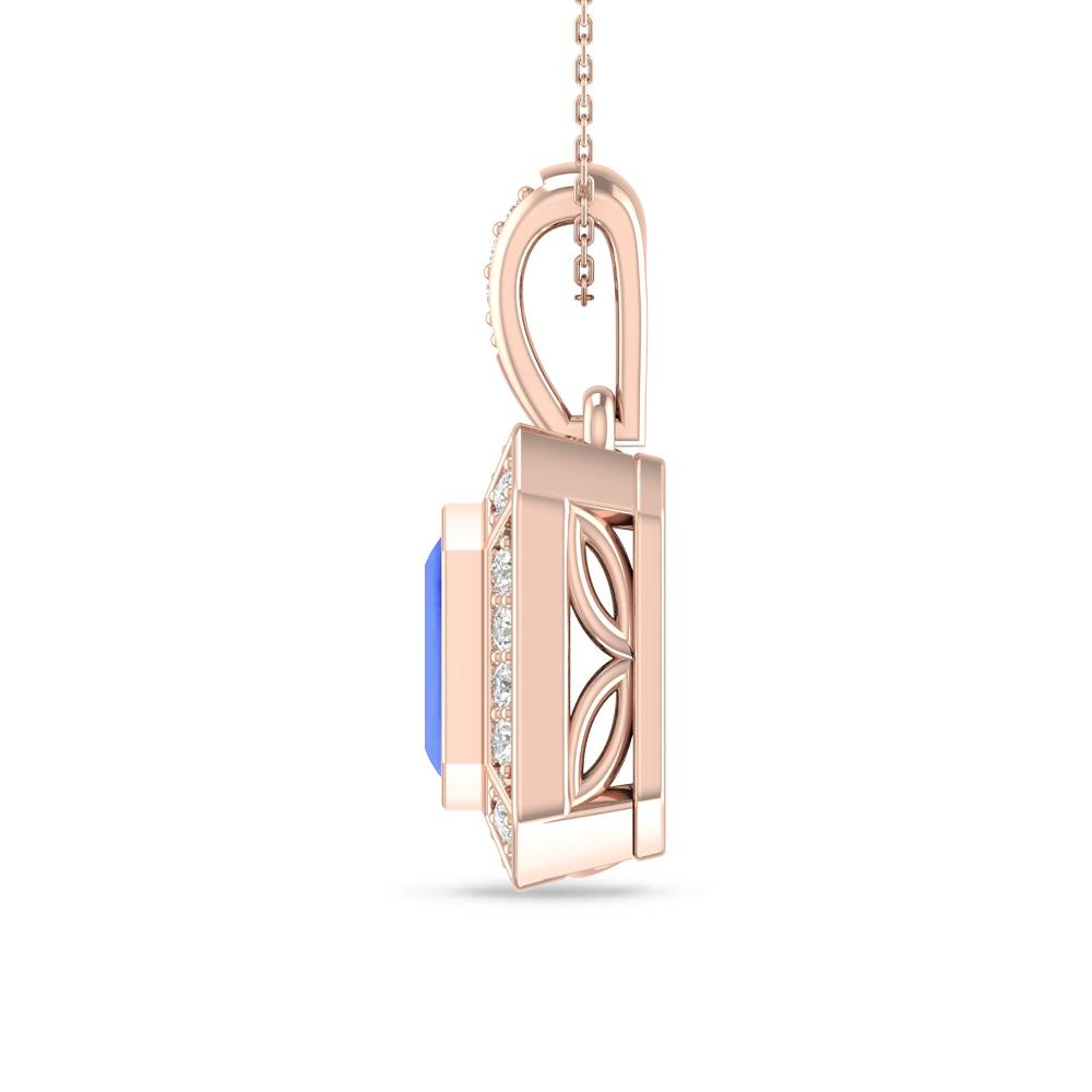 Rose Gold - Tanzanite