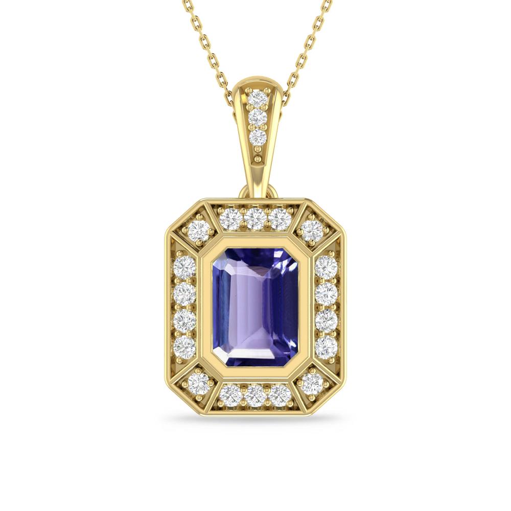 Yellow Gold - Tanzanite