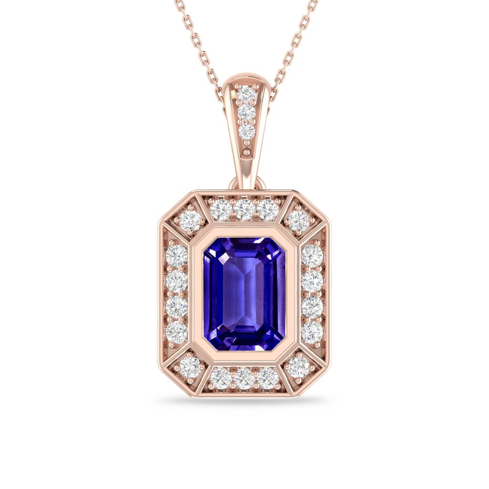 Rose Gold - Tanzanite