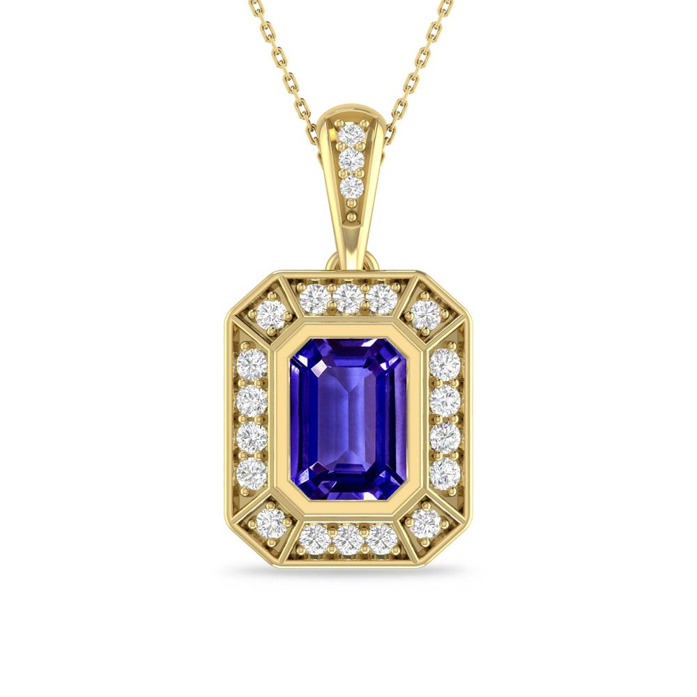 Yellow Gold - Tanzanite