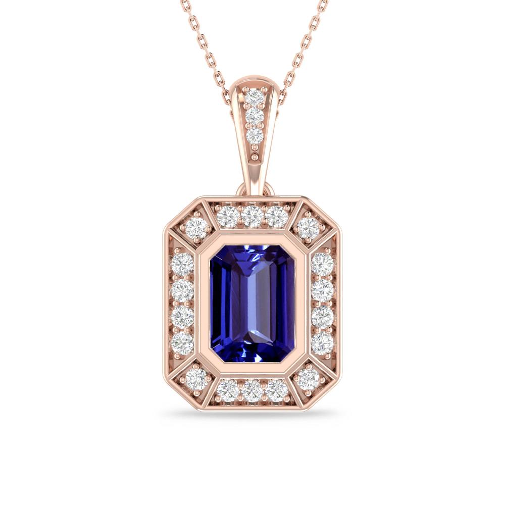 Rose Gold - Tanzanite