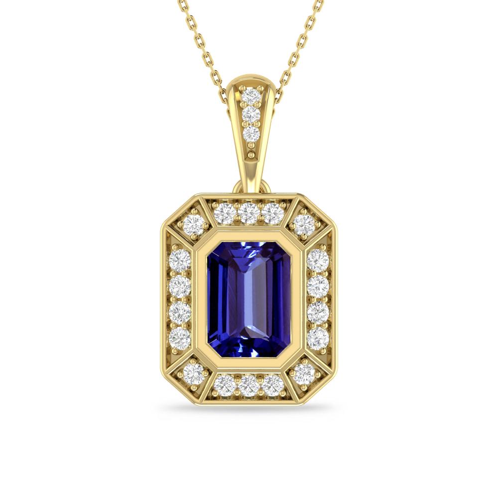 Yellow Gold - Tanzanite