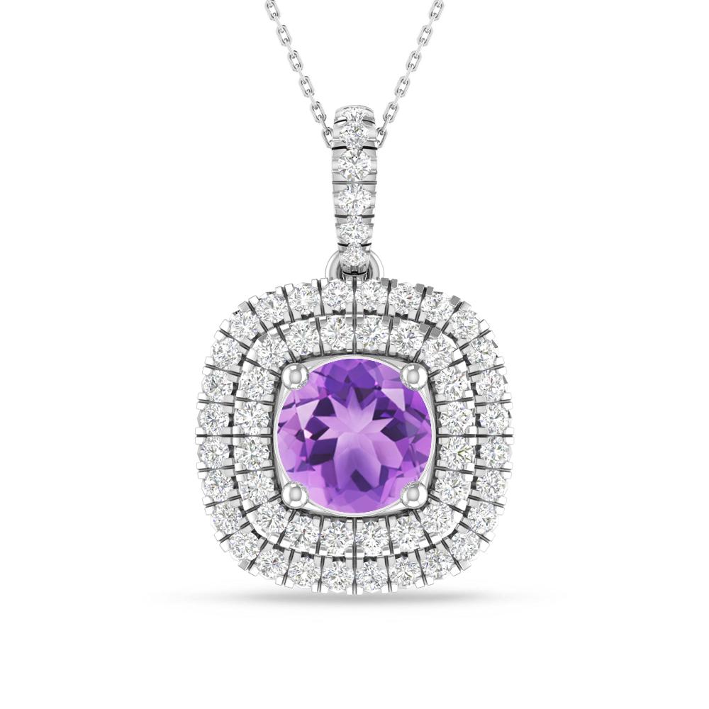 White Gold - Amethyst