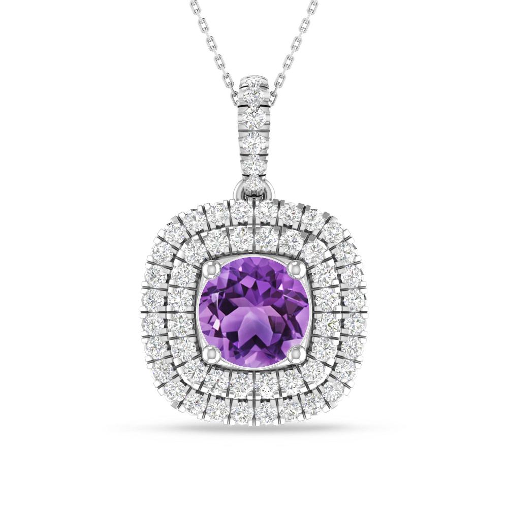 White Gold - Amethyst