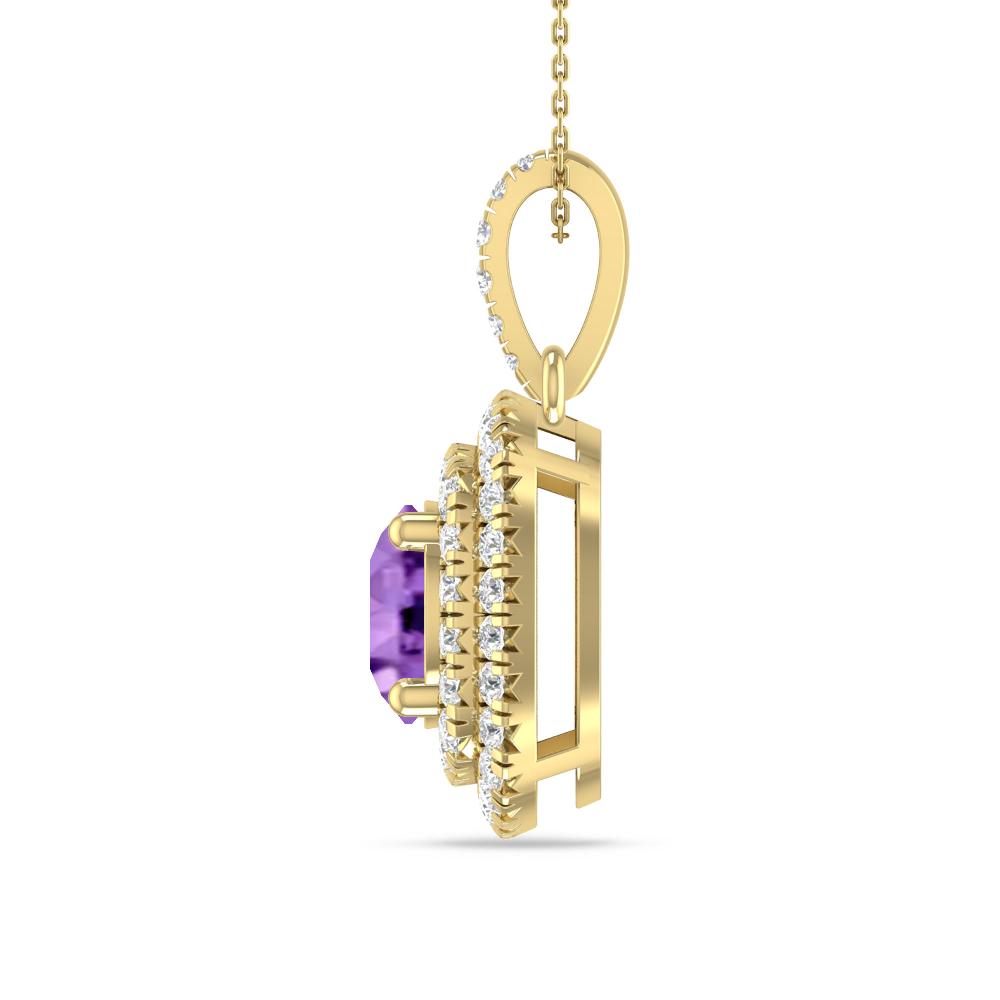 Yellow Gold - Amethyst