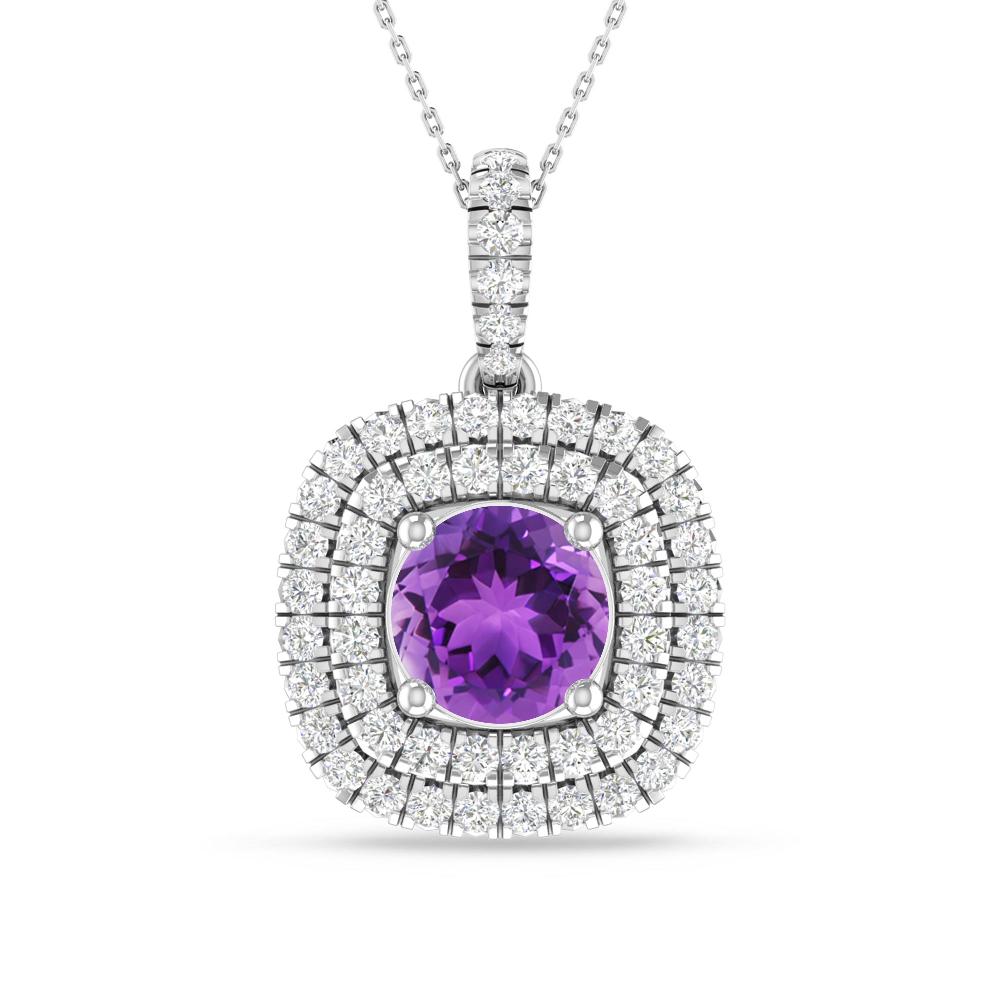 White Gold - Amethyst