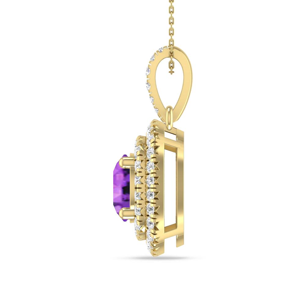 Yellow Gold - Amethyst