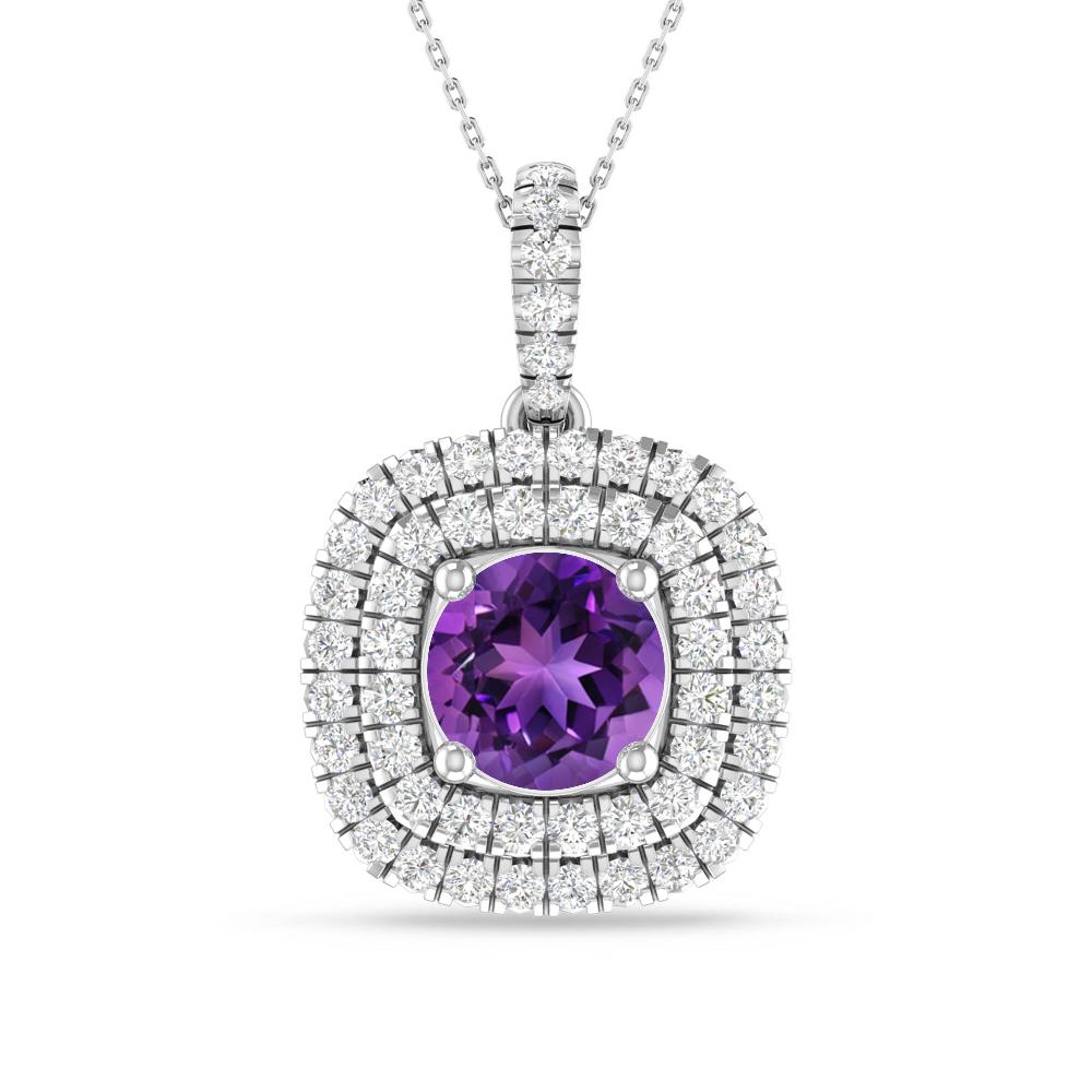 White Gold - Amethyst