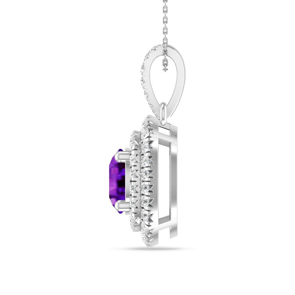 White Gold - Amethyst