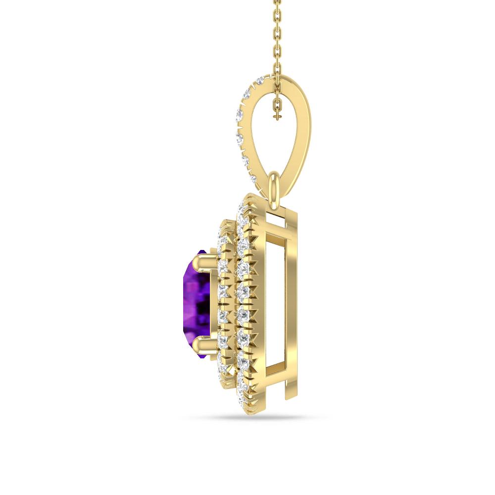 Yellow Gold - Amethyst