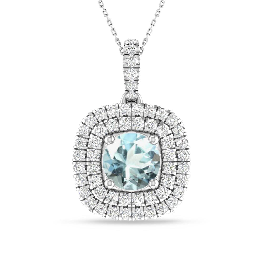 White Gold - Aquamarine