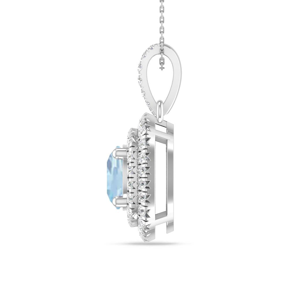 White Gold - Aquamarine