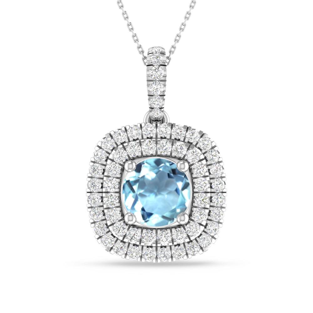 White Gold - Aquamarine