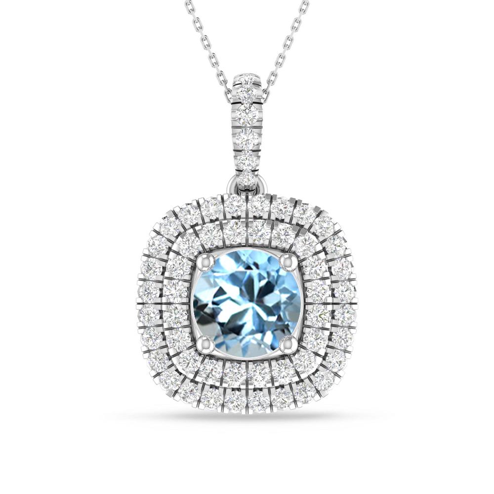 White Gold - Aquamarine