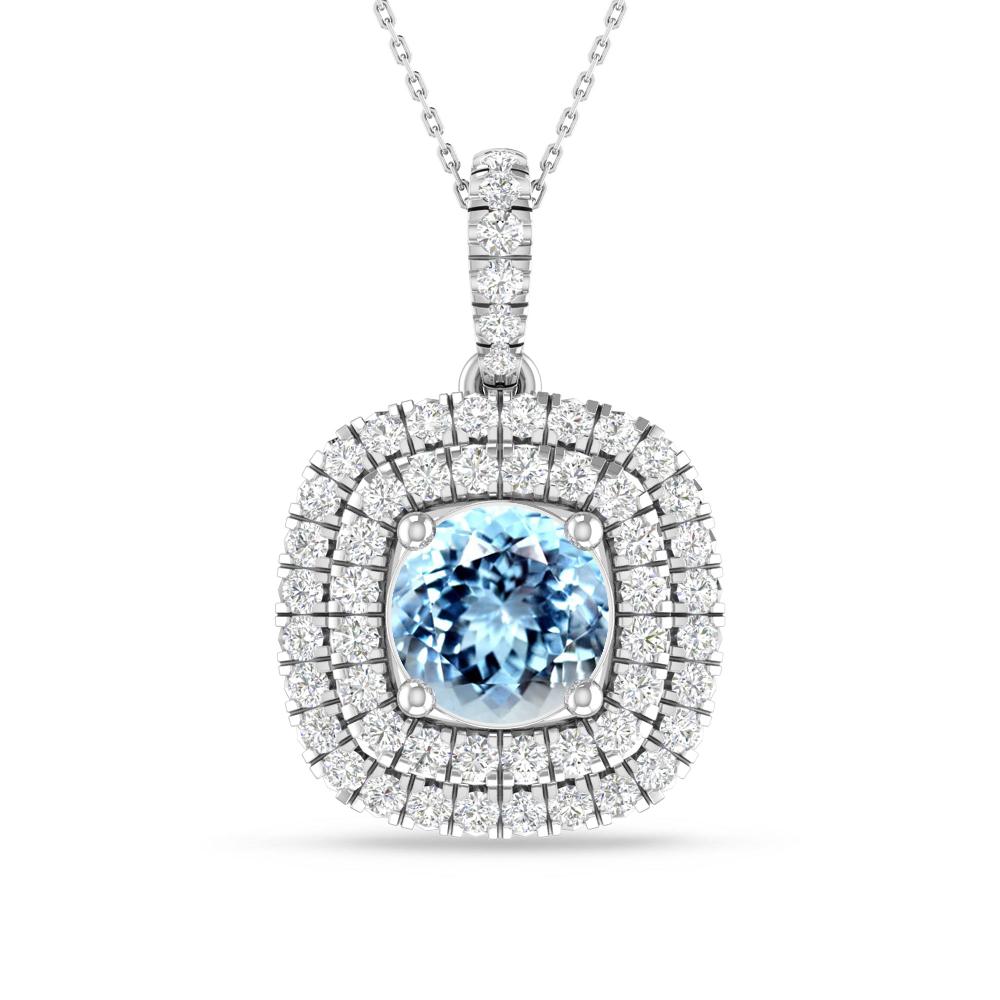 White Gold - Aquamarine