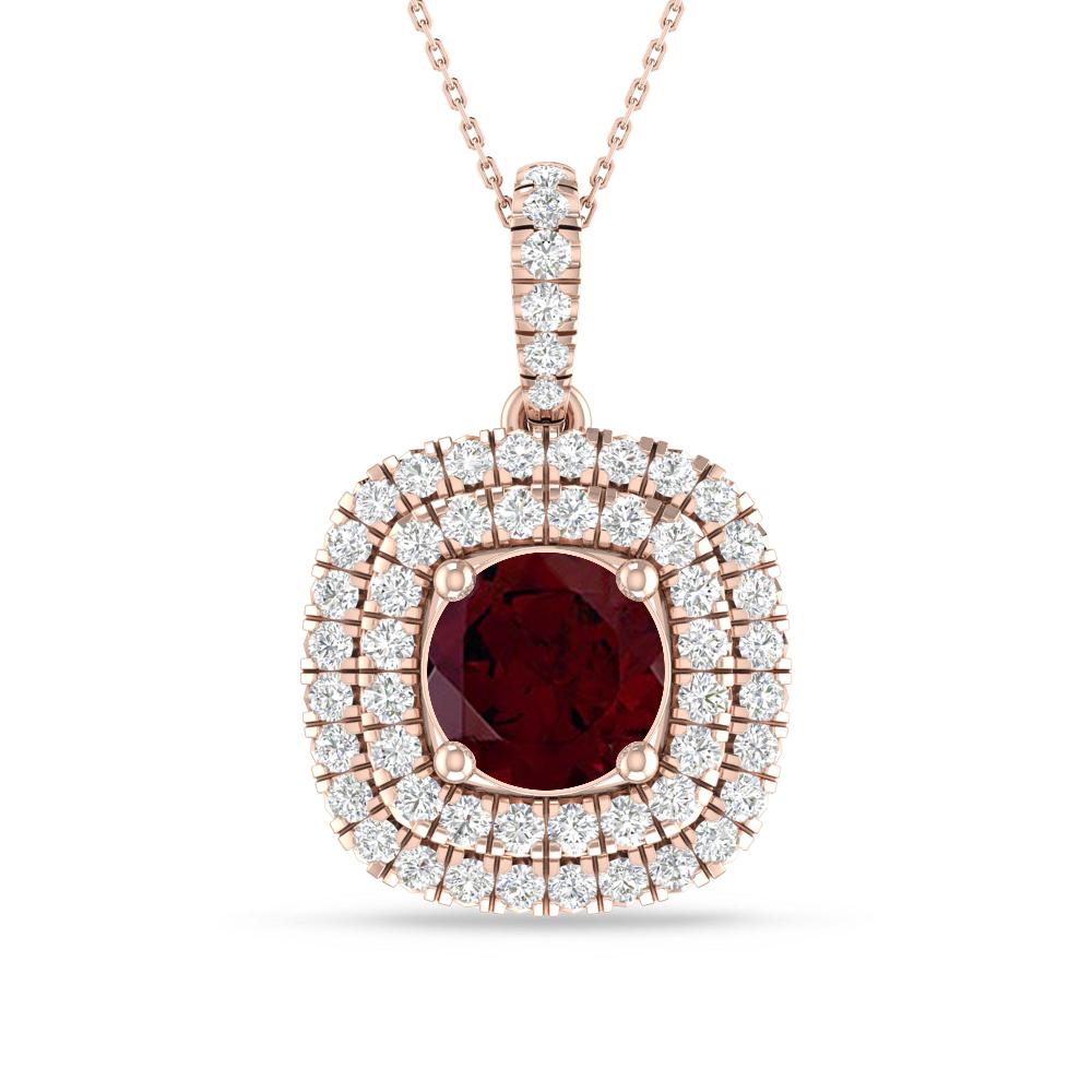 Rose Gold - Garnet