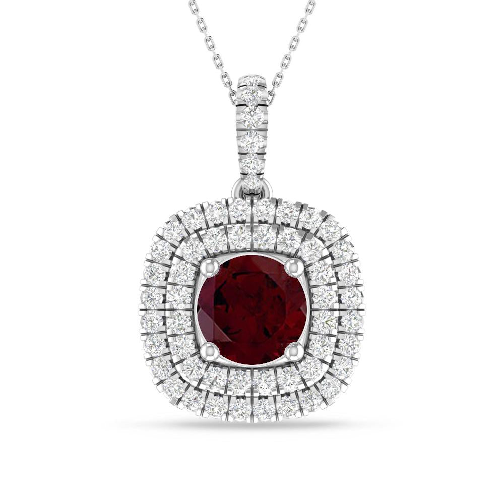 White Gold - Garnet