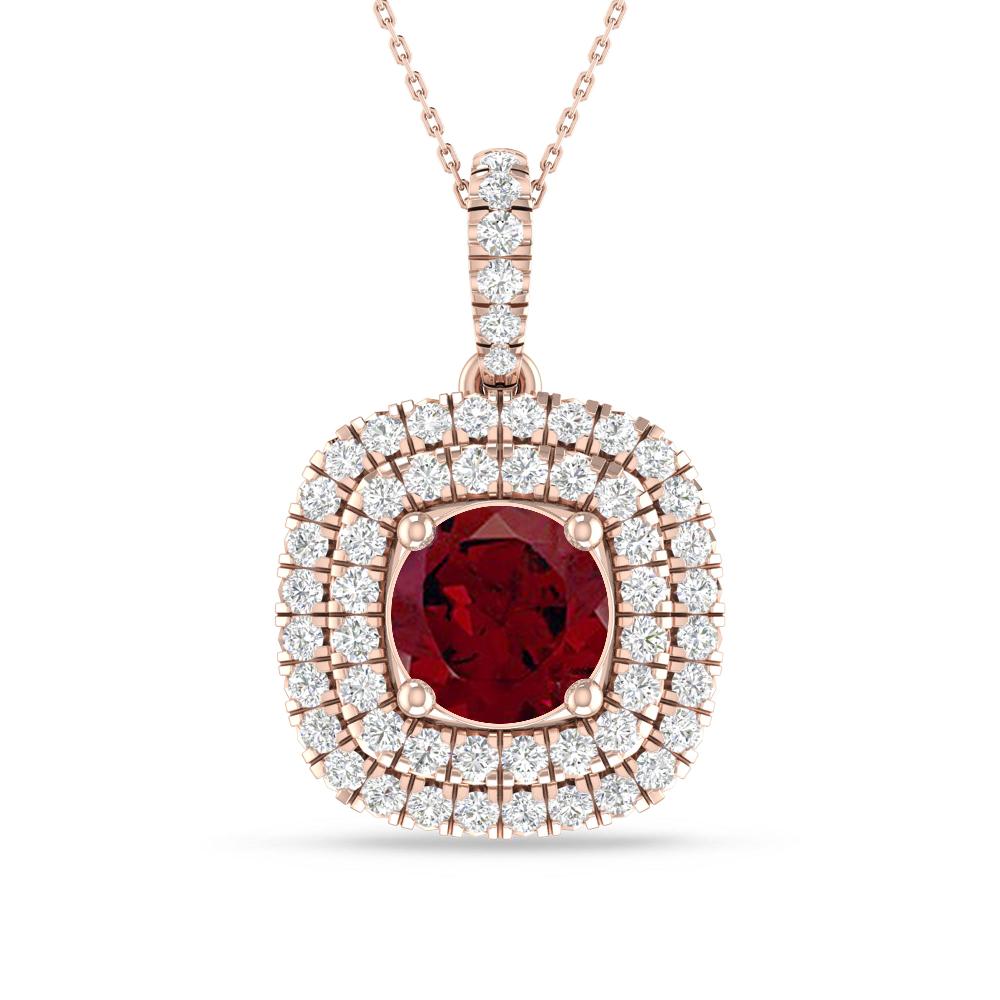Rose Gold - Garnet