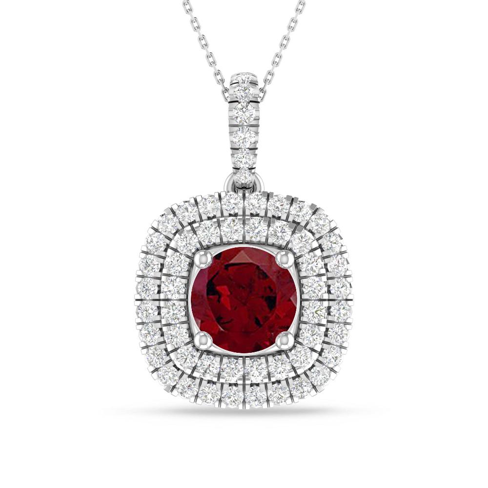 White Gold - Garnet