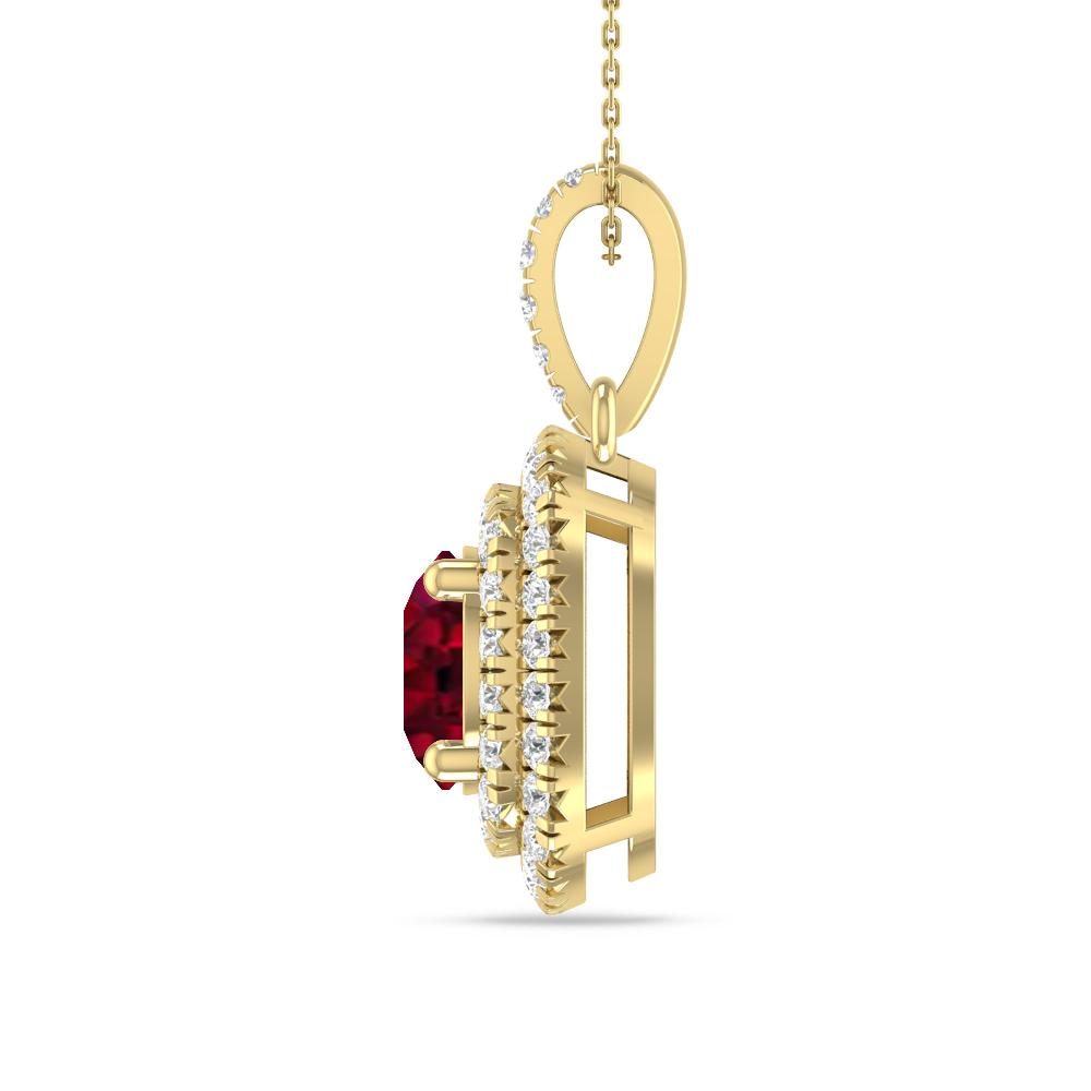 Yellow Gold - Garnet