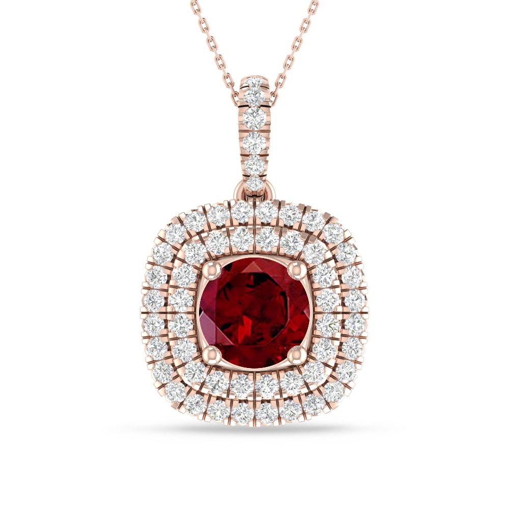 Rose Gold - Garnet