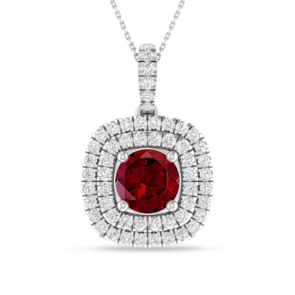 White Gold - Garnet