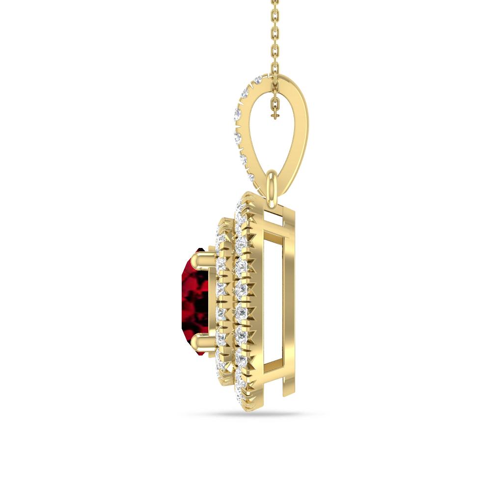 Yellow Gold - Garnet