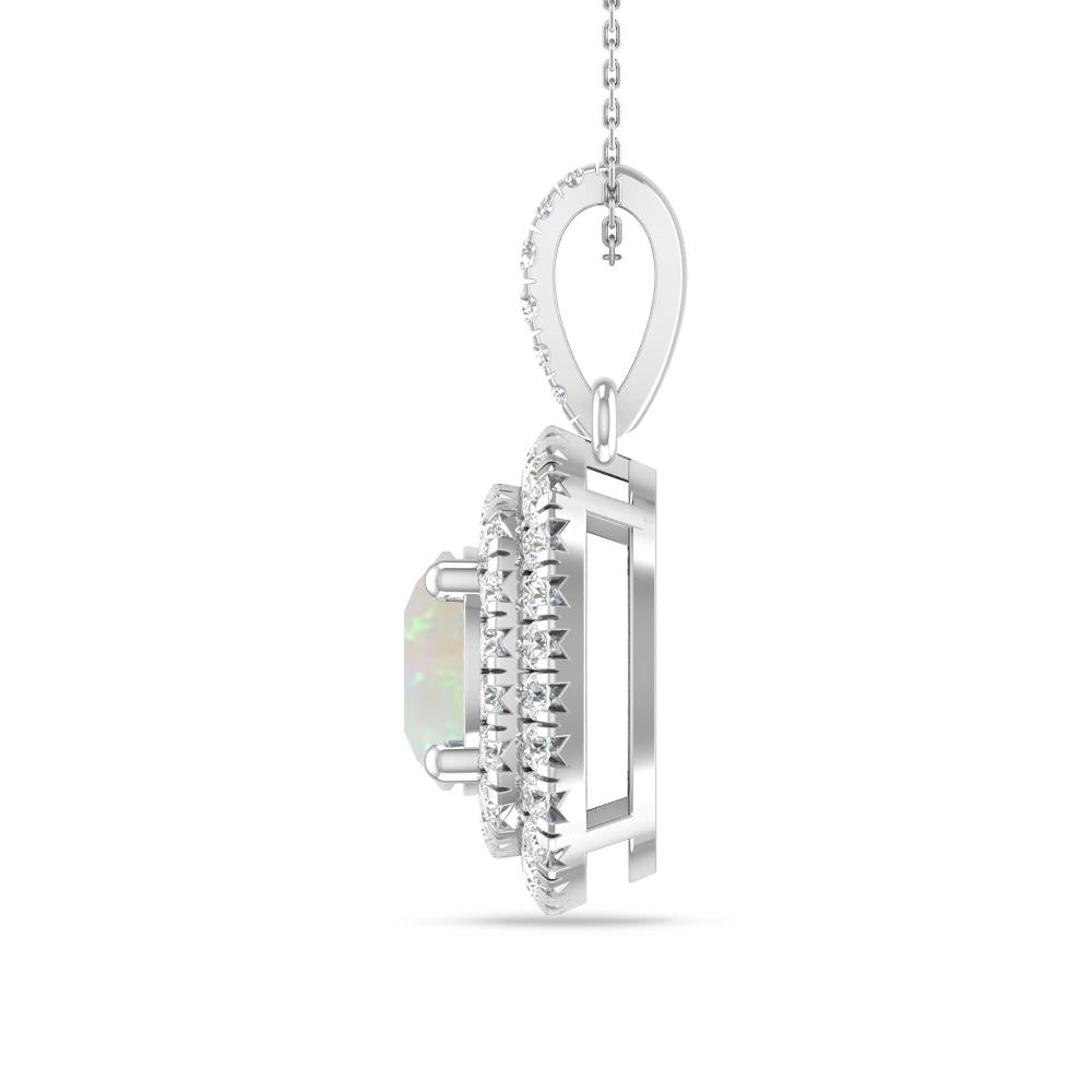 White Gold - Opal
