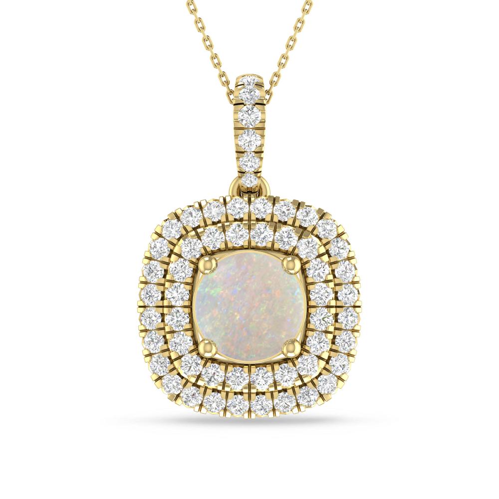 Yellow Gold - Opal