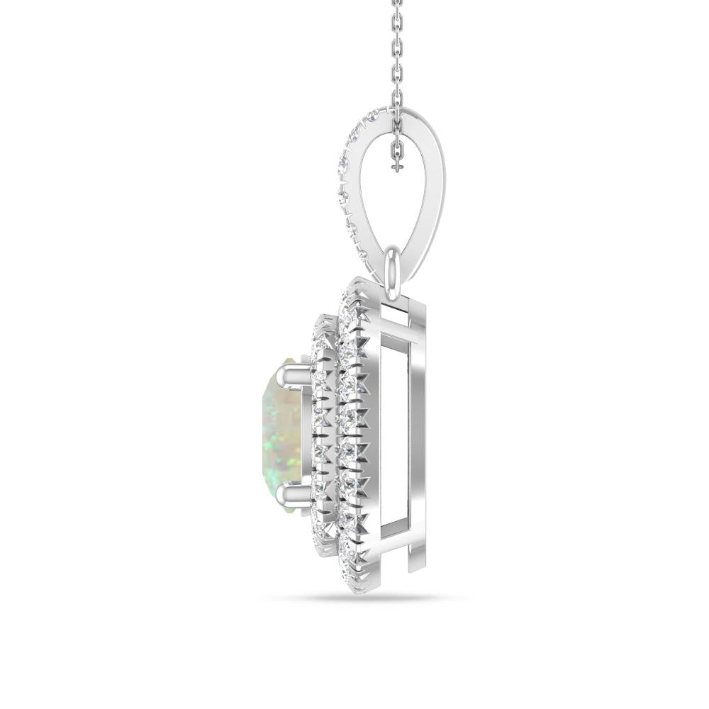 White Gold - Opal