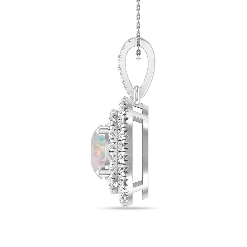 White Gold - Opal