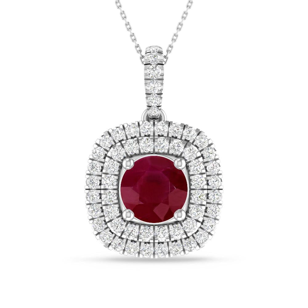 White Gold - Ruby