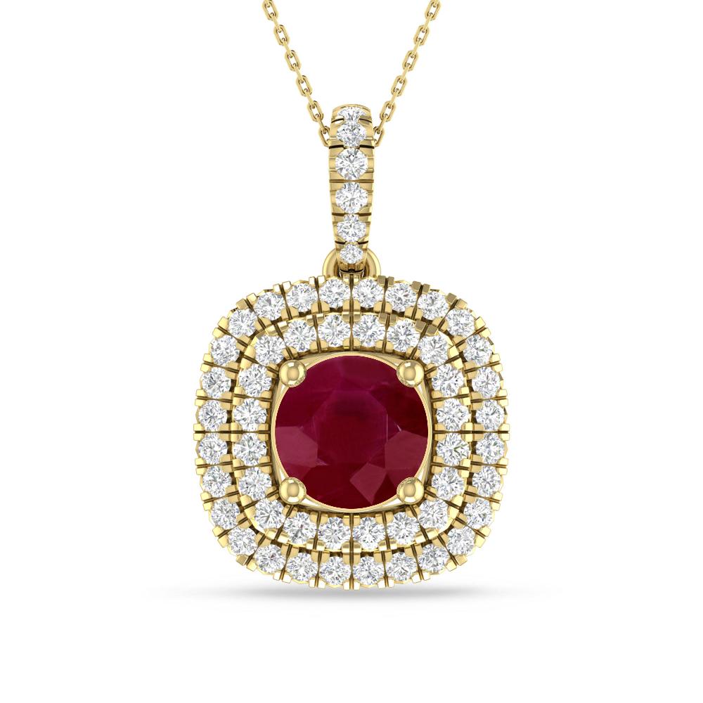 Yellow Gold - Ruby