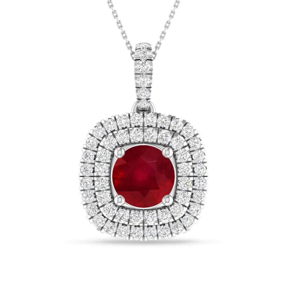 White Gold - Ruby