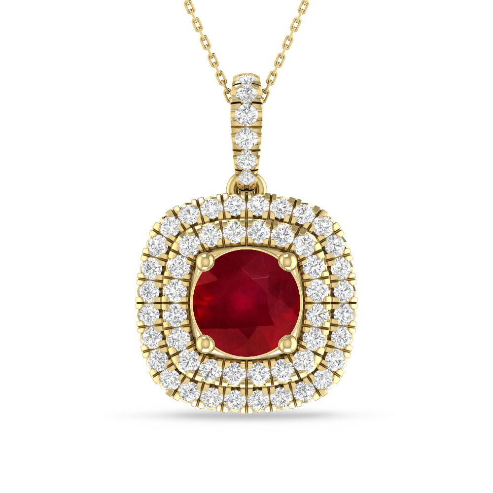 Yellow Gold - Ruby