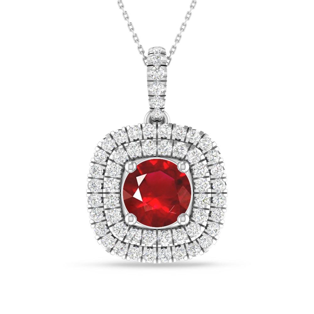 White Gold - Ruby