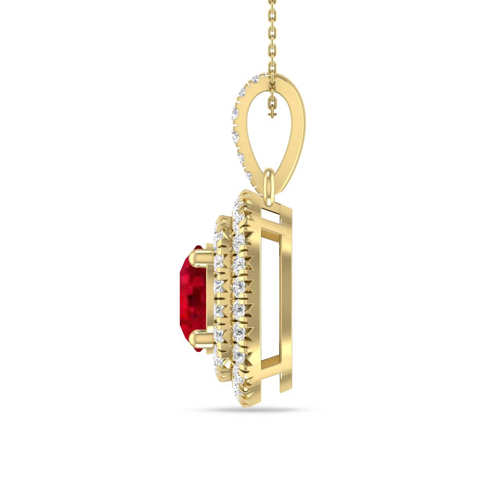 Yellow Gold - Ruby
